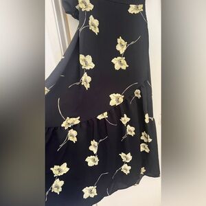 Bar iii floral wrap dress